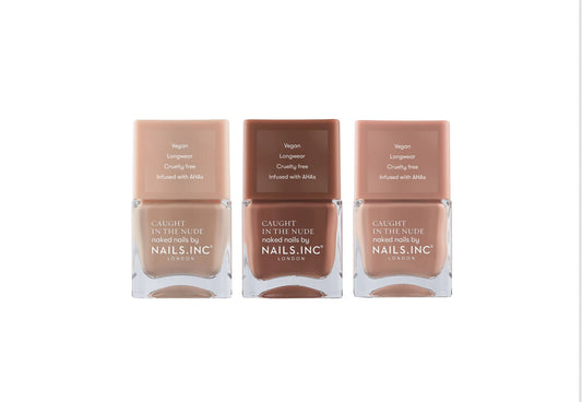 NAILS.INC LONDON Beach Nude Trio 3x14ml