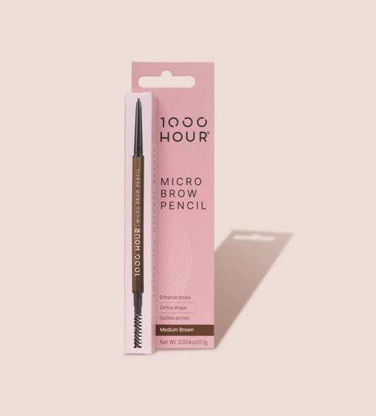 1000 Hour Micro Brow Pencil MEDIUM BROWN - AtsiHairSupplies