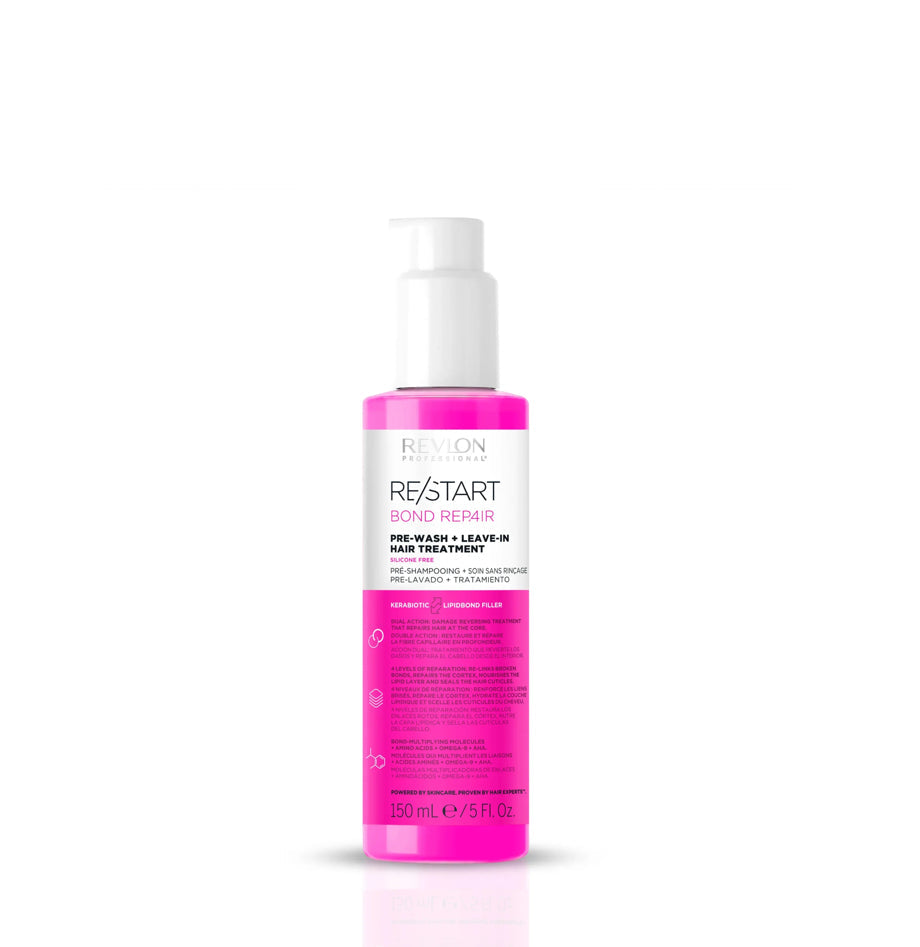 REVLON PROFESSIONAL RE/START BOND REPAIR PRE-WASH + LEAVE-IN HAIR TREATMENT 150ml - AtsiHairSupplies
