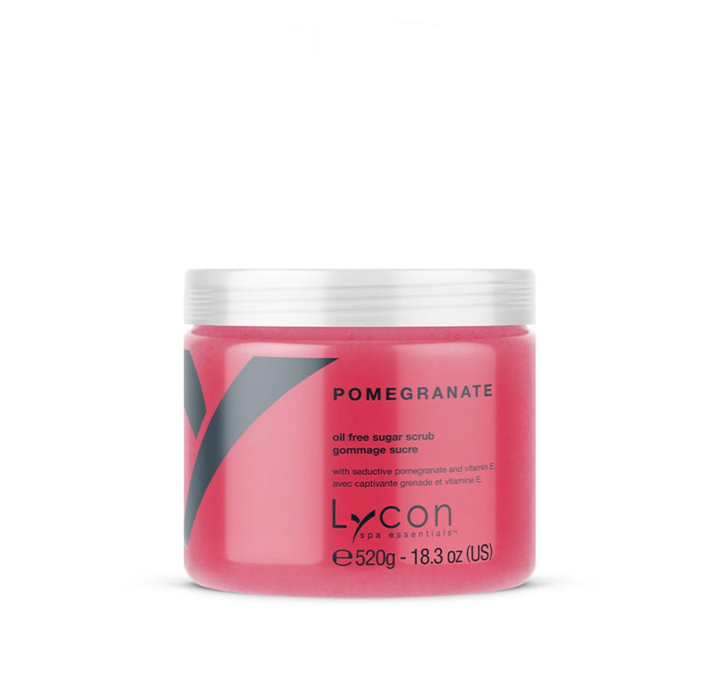 Lycon POMEGRANATE Oil Free Sugar Scrub 520g - AtsiHairSupplies