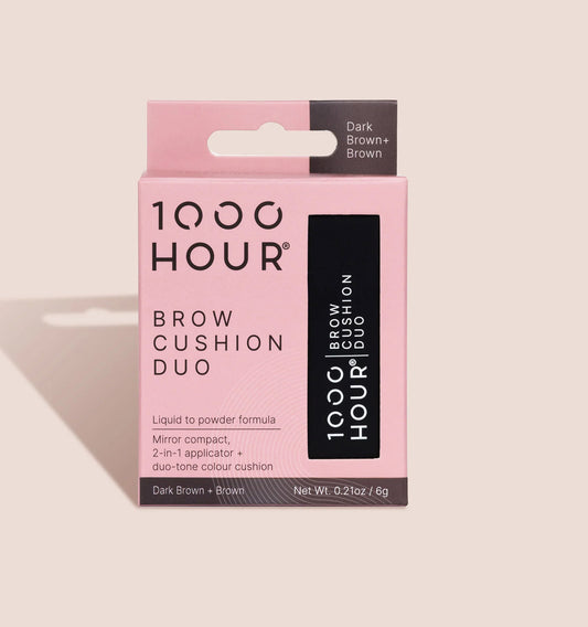 1000 Hour Brow Cushion Duo DARK BROWN / BROWN - AtsiHairSupplies