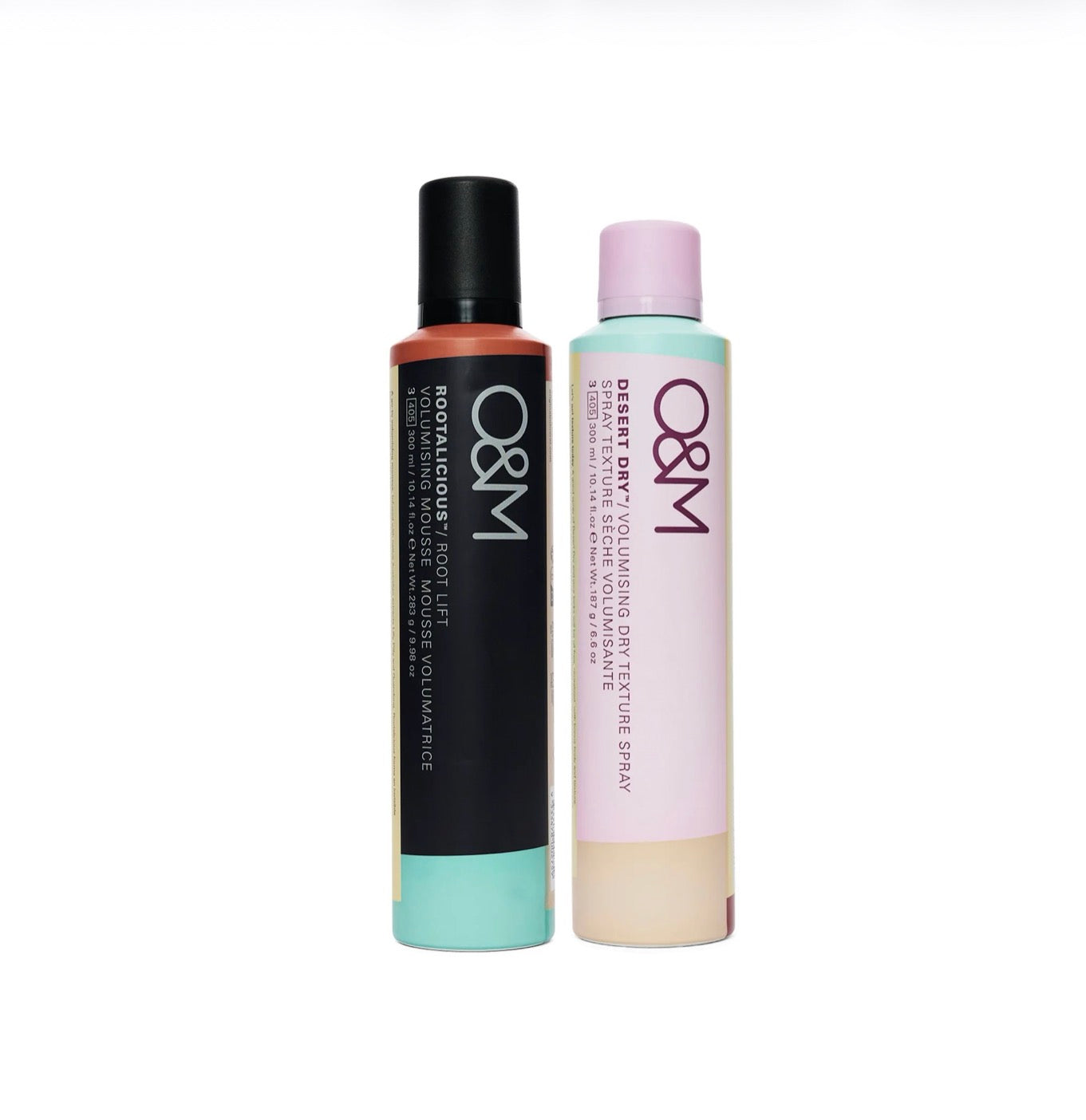 O&M ROOTALICIOUS + DESERT DRY Volumising Duo - AtsiHairSupplies