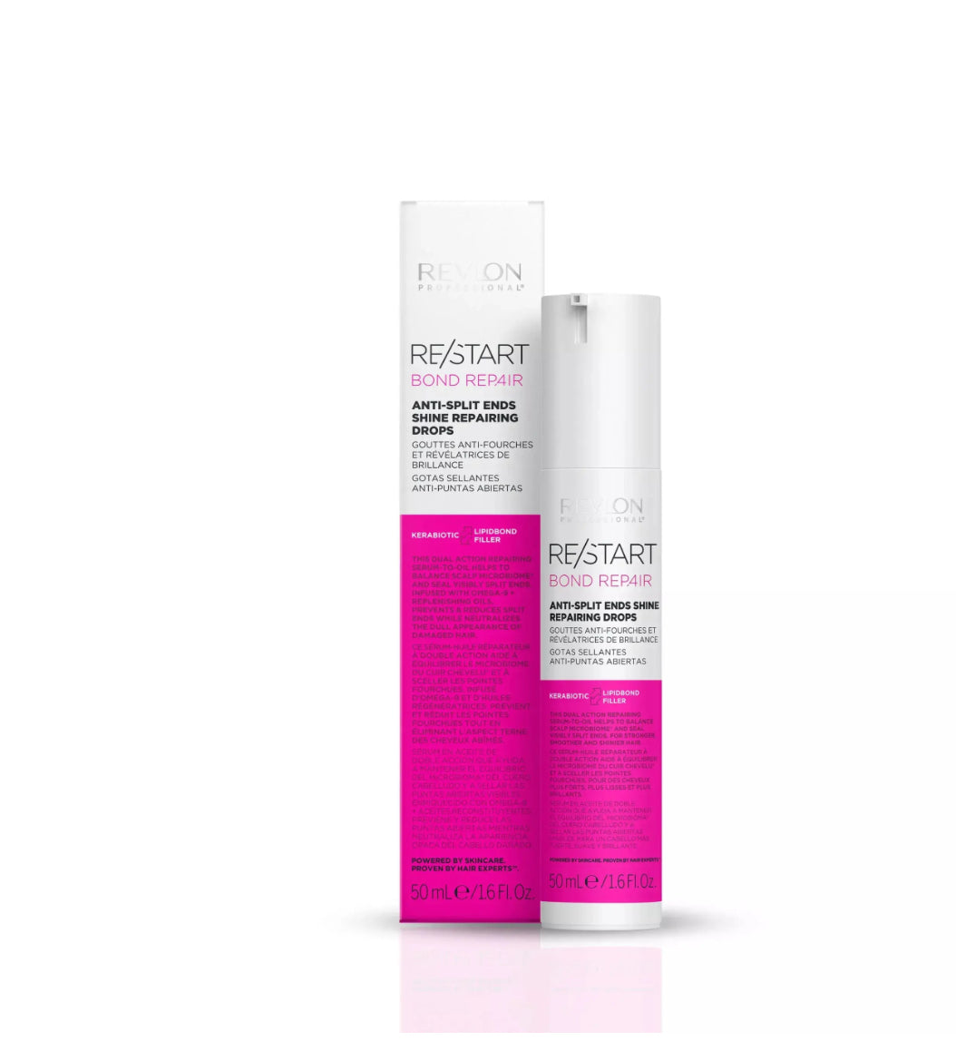 REVLON PROFESSIONAL RE/START BOND REPAIR ANTI-SPLIT ENDS SHINE REPAIRING DROPS 50ml - AtsiHairSupplies