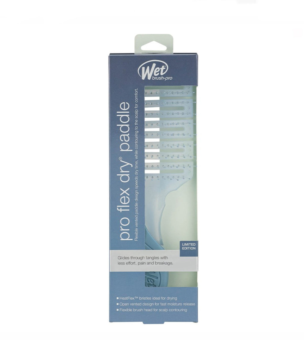WetBrush Pro Hydro Tie Dye Flex Dry Paddle Blue - AtsiHairSupplies