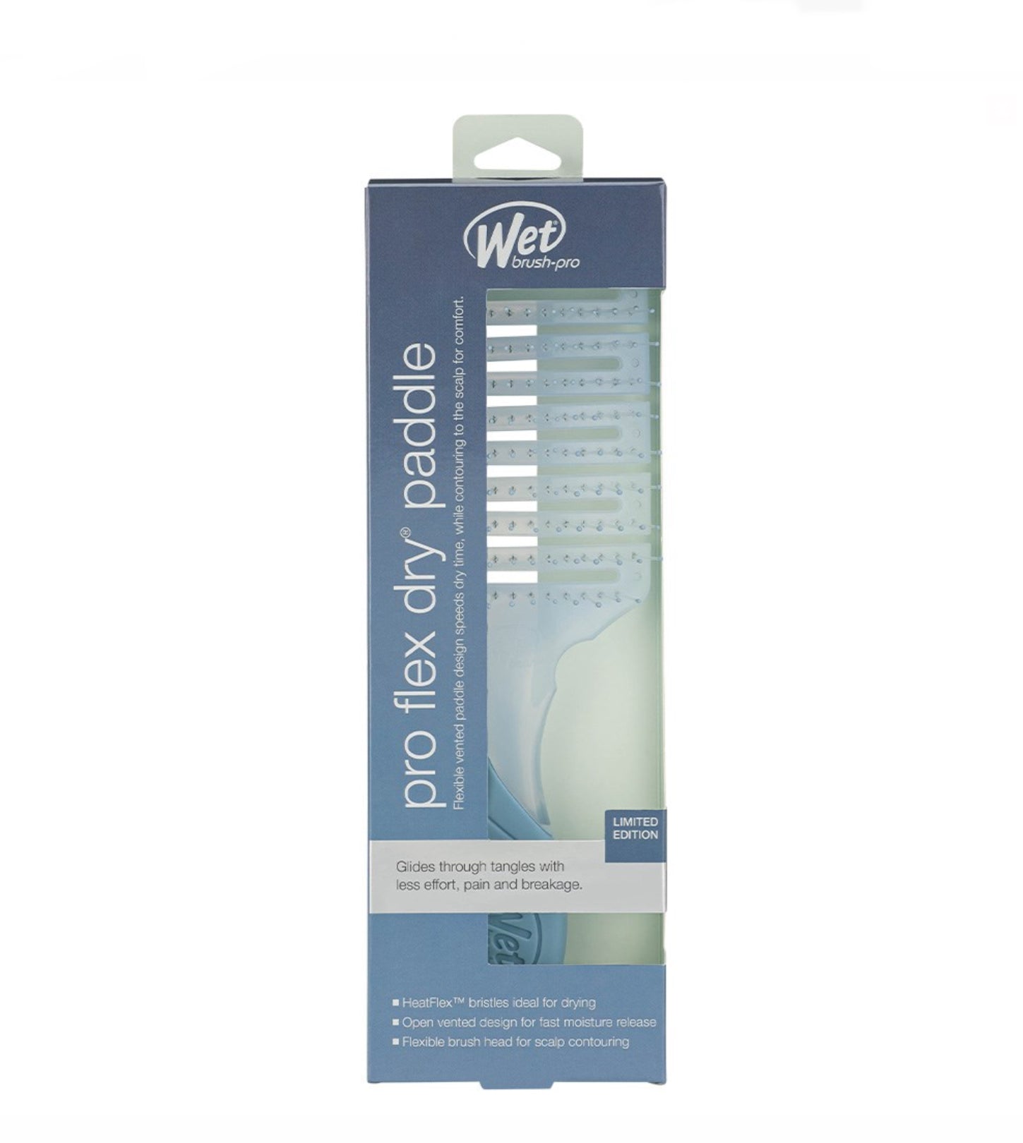 WetBrush Pro Hydro Tie Dye Flex Dry Paddle Blue - AtsiHairSupplies