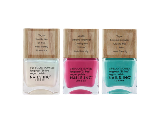 NAILS.INC LONDON Plant Power Vegan 3x14ml - AtsiHairSupplies
