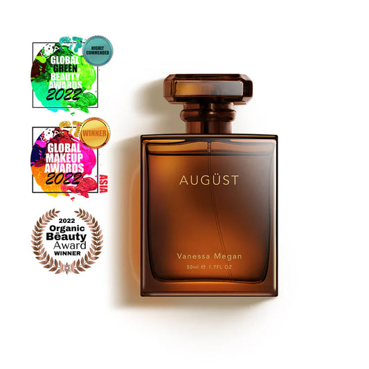 VANESSA MEGAN AUGUST 100% NATURAL MOOD ENHANCING PERFUME 50ml - AtsiHairSupplies