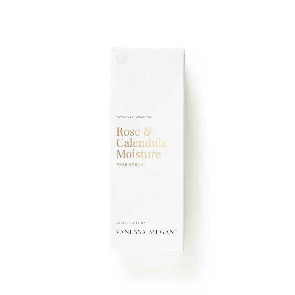 VANESSA MEGAN ROSE & CALENDULA MOISTURE+ FACE CREAM 50ML - AtsiHairSupplies
