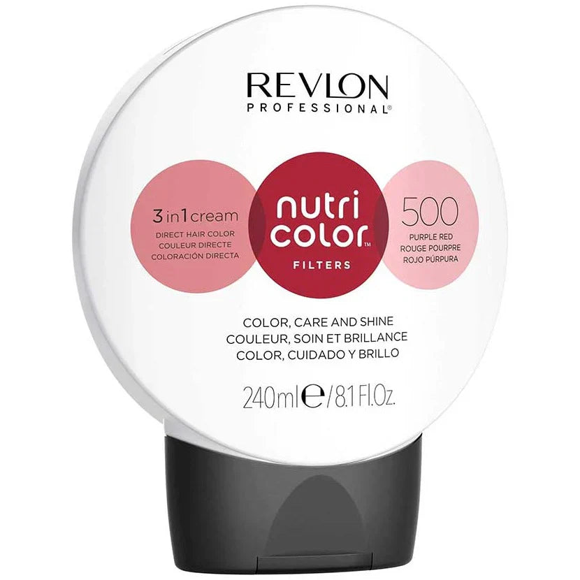 Revlon Professional NUTRI COLOR™ FILTERS FASHION FILTERS Purple Red 500 - AtsiHairSupplies