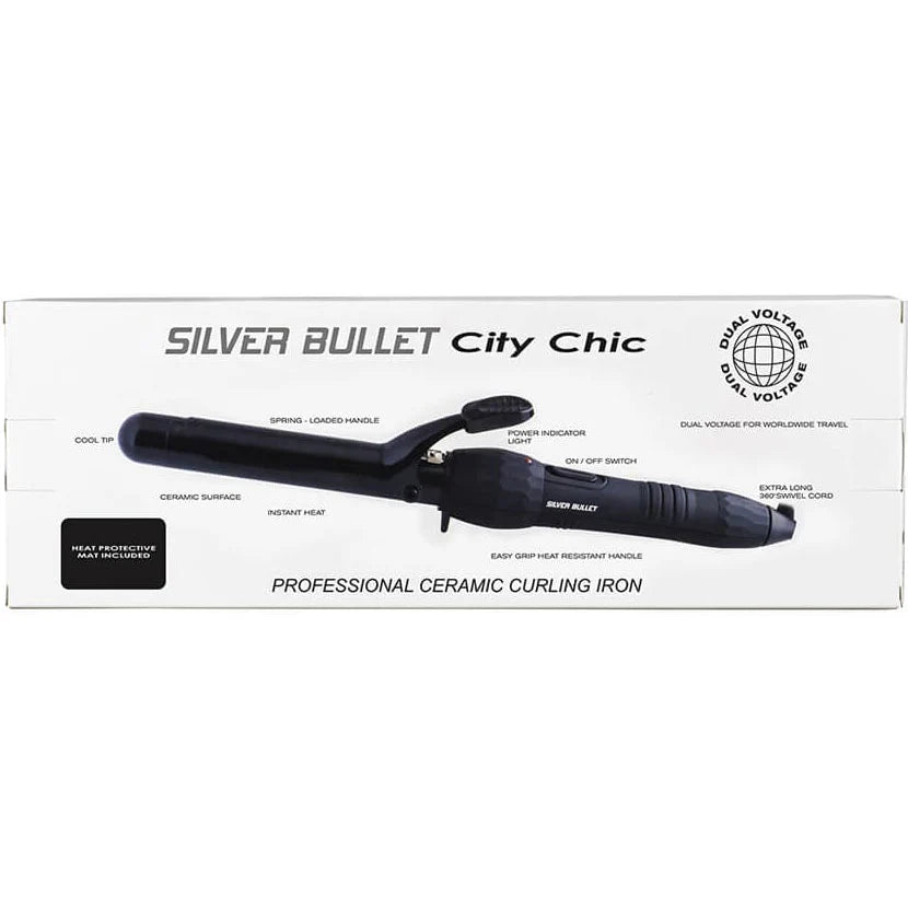 Silver Bullet City Chic Curling Iron 38mm - AtsiHairSupplies
