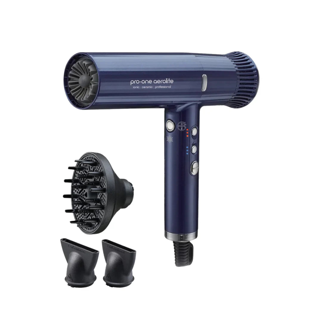 PRO-ONE Aerolite Hairdryer - Sapphire Blue - AtsiHairSupplies
