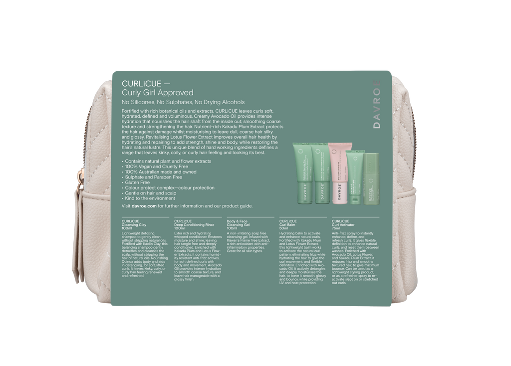 Davroe CURLiCUE Christmas Travel Pack - AtsiHairSupplies