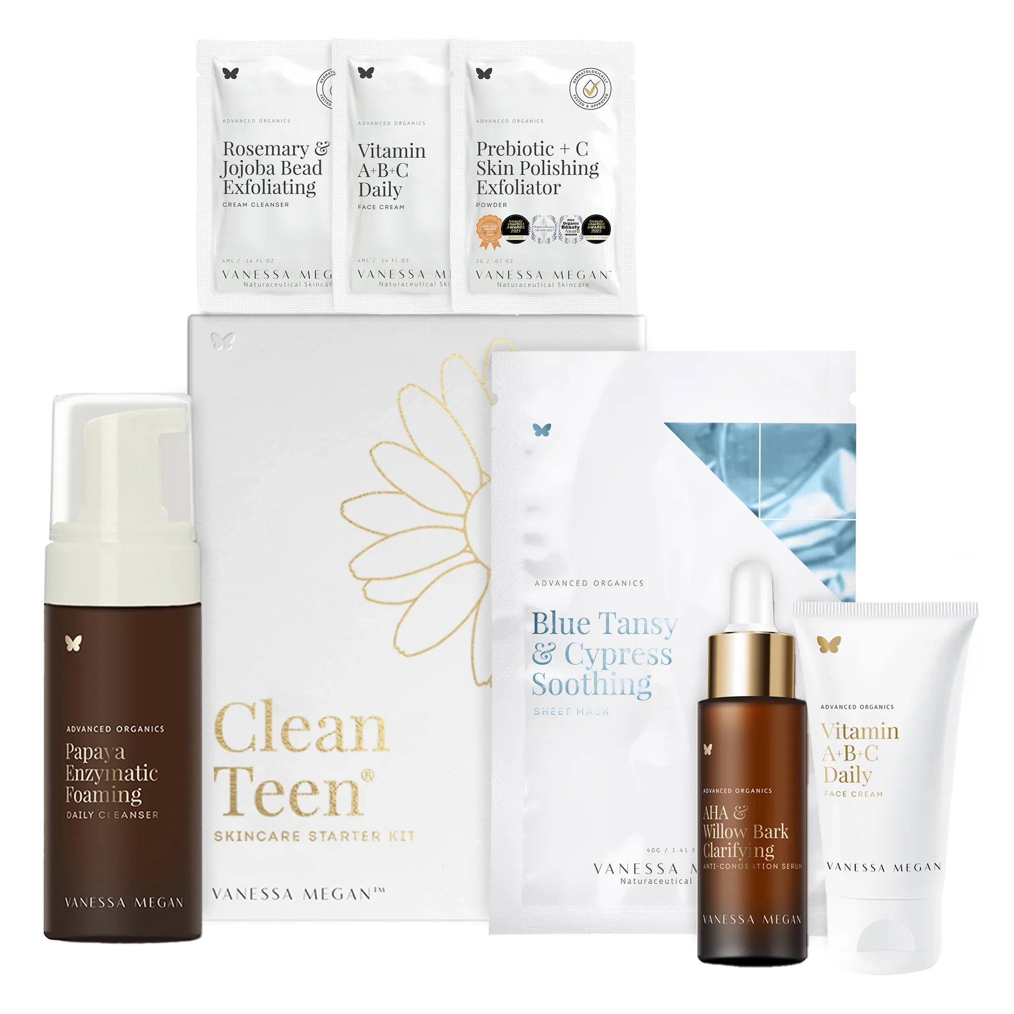 VANESSA MEGAN CLEAN TEEN® SKINCARE STARTER KIT - AtsiHairSupplies