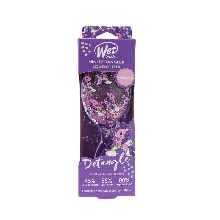 Wet Brush Mini Detangler Liquid Glitter - Unicorn Glitter - AtsiHairSupplies
