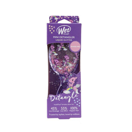 Wet Brush Mini Detangler Liquid Glitter - Unicorn Glitter - AtsiHairSupplies