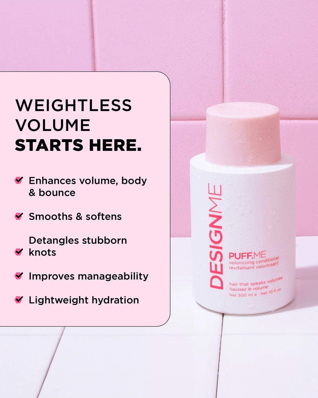 DesignMe PuffMe Volumizing Conditioner 300ml - AtsiHairSupplies
