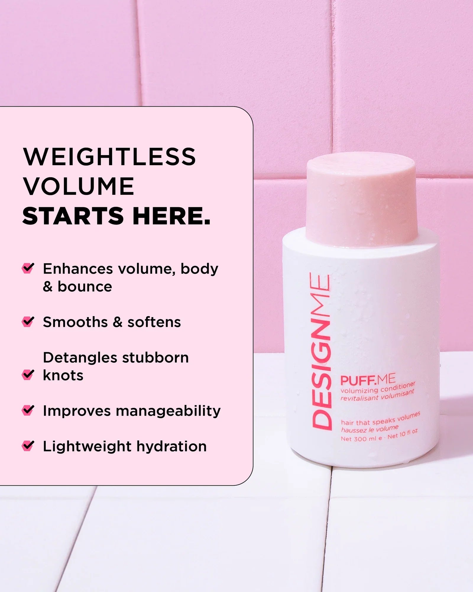 DesignMe PuffMe Volumizing Conditioner 300ml - AtsiHairSupplies