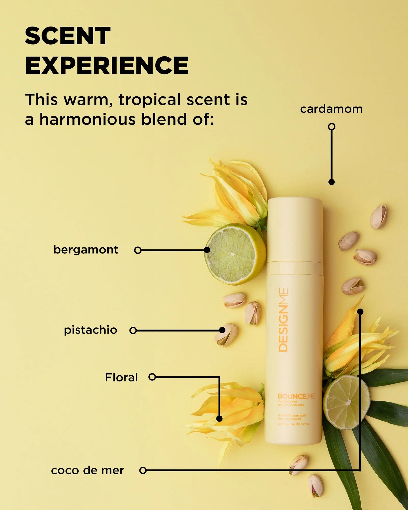 DesignMe Bounce.Me Curl Gel Spray 230ml - AtsiHairSupplies