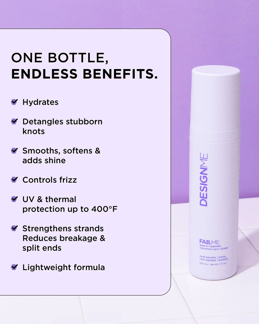DesignMe Fab.Me Leaving-In Treatment 230ml - AtsiHairSupplies