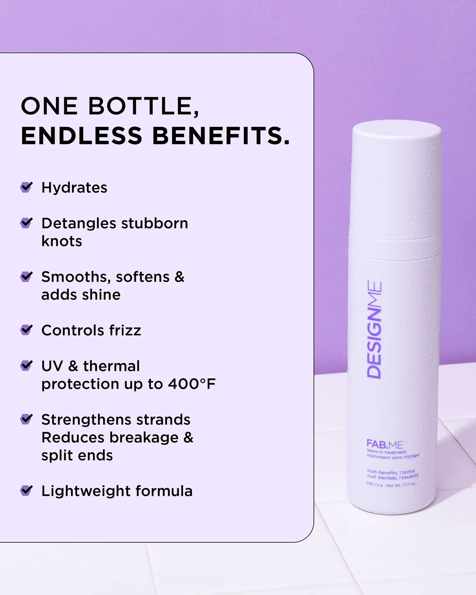 DesignMe Fab.Me Leaving-In Treatment 230ml - AtsiHairSupplies