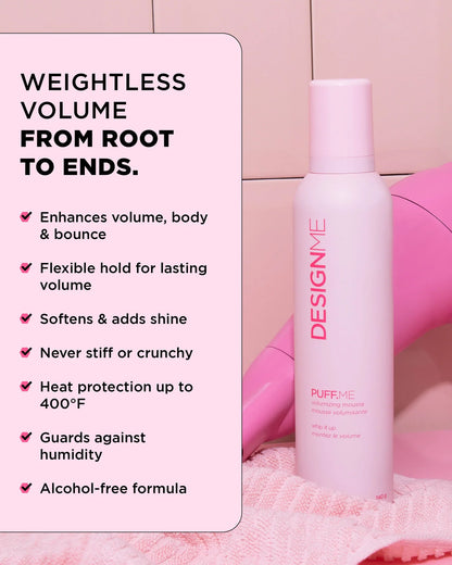 DesignMe Puff.Me Volumizing Mousse - AtsiHairSupplies