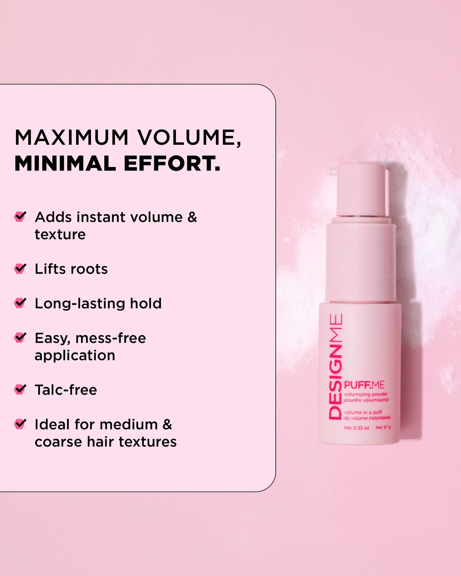 DesignMe Puff.Me Volumizing Powder 9.1g - AtsiHairSupplies