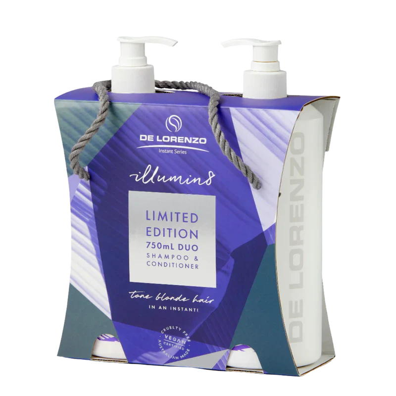 De Lorenzo Illumin8 Limited Edition Duo Shampoo & Conditioner (2x750ml) - AtsiHairSupplies