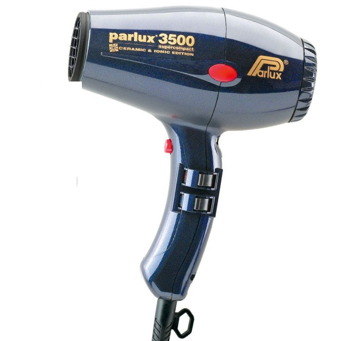 Parlux 3500 SUPERCOMPACT CERAMIC & IONIC HAIR DRYER - BLUE