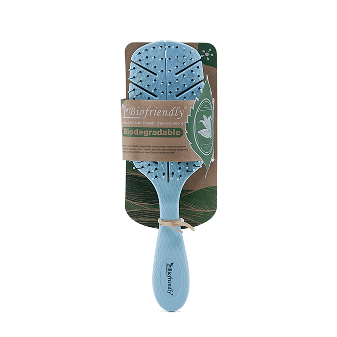 Biofriendly Biodegradable Hair Brush - Light Blue - AtsiHairSupplies