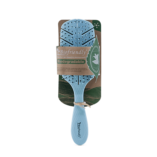 Biofriendly Biodegradable Hair Brush - Light Blue - AtsiHairSupplies