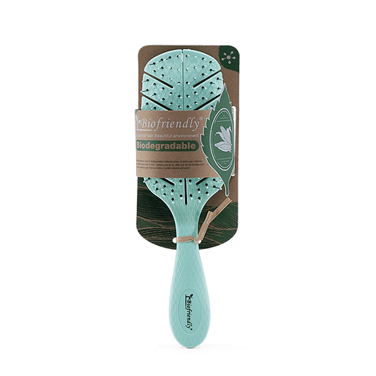 Biofriendly Biodegradable Hair Brush - Light Green - AtsiHairSupplies