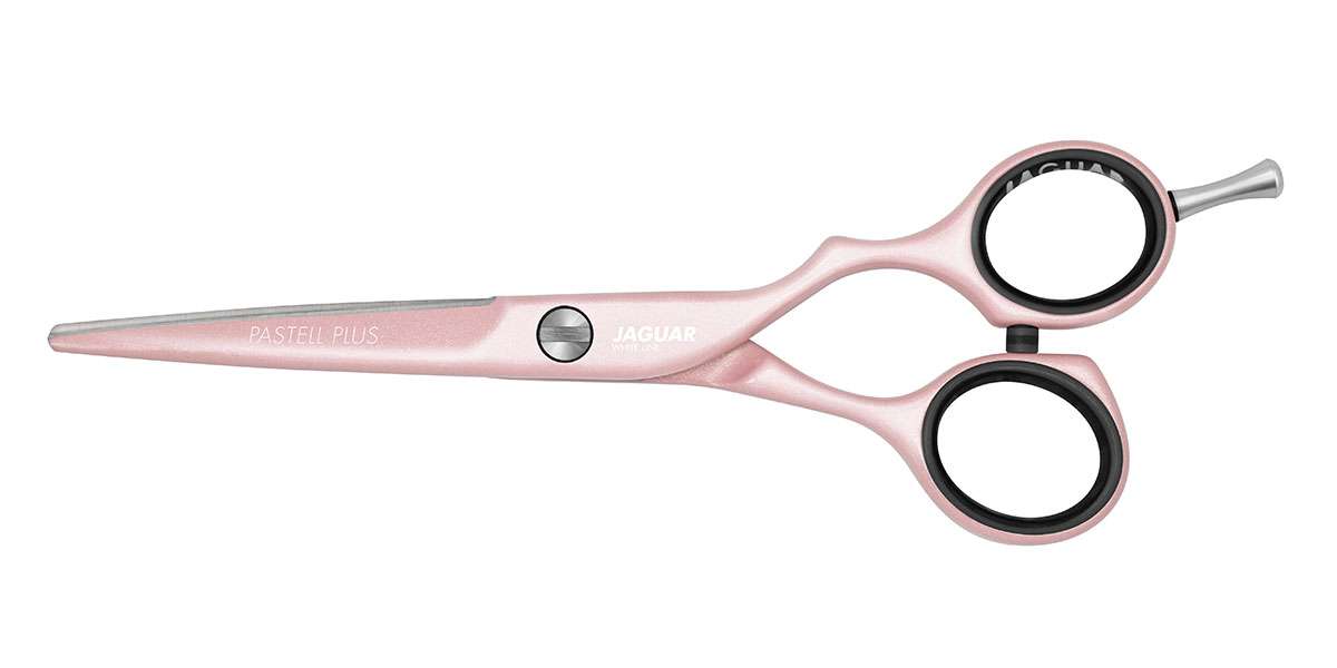 Jaguar WHITE LINE Pastell Plus Offset ROSÉ 5.5" Scissor - AtsiHairSupplies