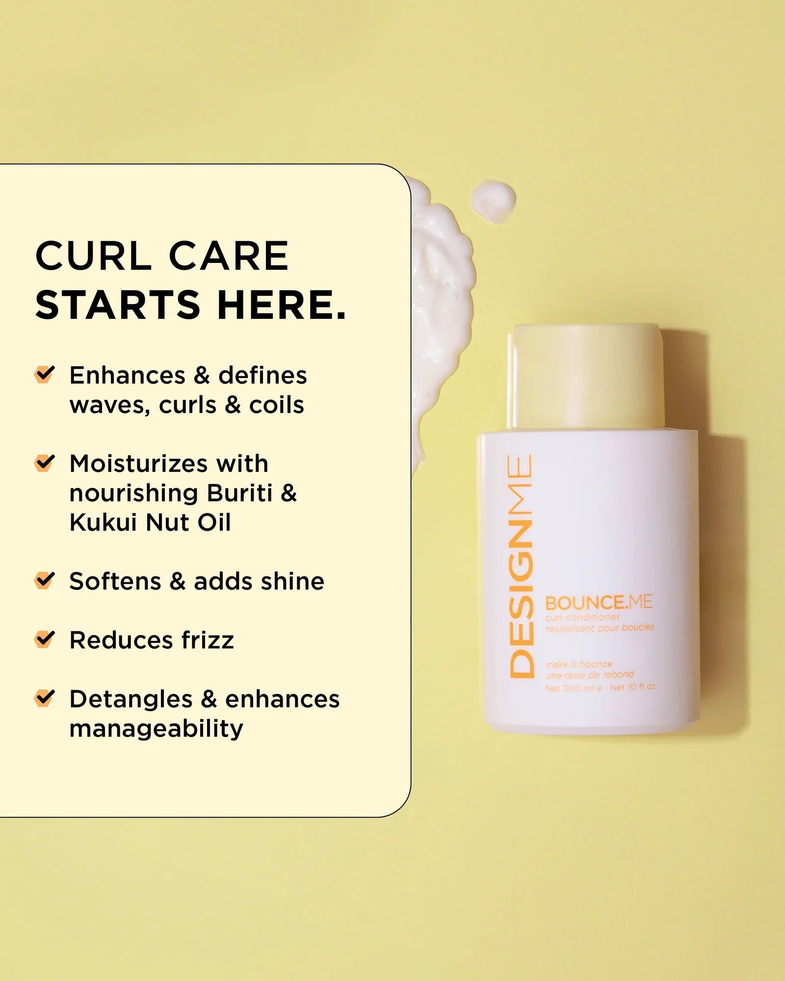 DesignMe Bounce.Me Curl Conditioner 300ml - AtsiHairSupplies
