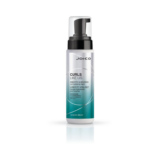JOICO CURLS LIKE US SMOOTH & BOUNCE CURL HYDRATING FOAM 200ML - AtsiHairSupplies