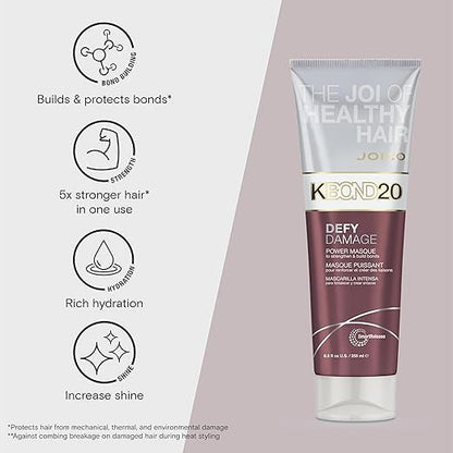 JOICO DEFY DAMAGE KBOND20 POWER MASQUE 250ml - AtsiHairSupplies