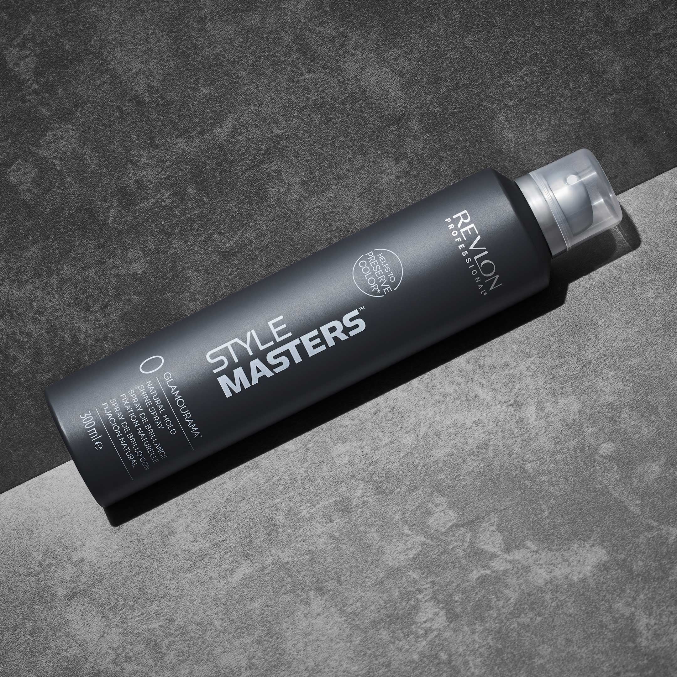 REVLON PROFESSIONAL STYLE MASTERS™ GLAMOURAMA™ 0 Natural Hold Shine Spray 300ml - AtsiHairSupplies