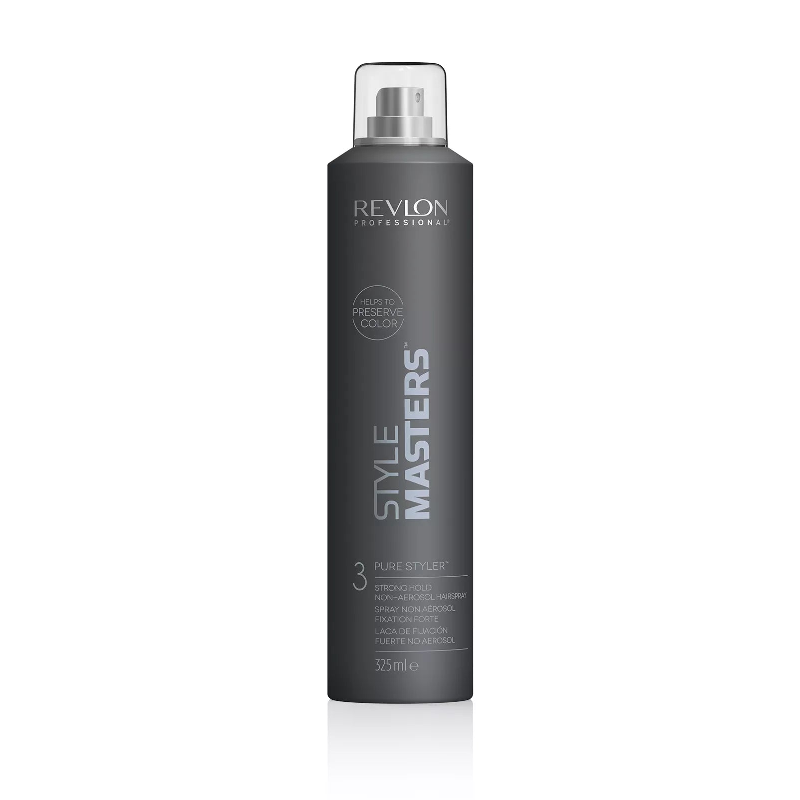 REVLON PROFESSIONAL STYLE MASTERS™ PURE STYLER™ 3 Strong Hold Non-Aerosol Hairspray 325ml - AtsiHairSupplies