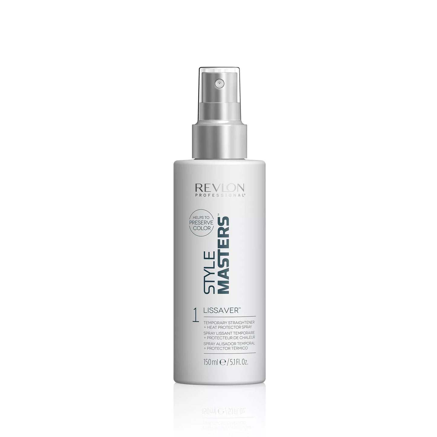 REVLON PROFESSIONAL STYLE MASTERS™ LISSAVER™ 1 Temporary Straightener + Heat Protector Spray 150ml - AtsiHairSupplies