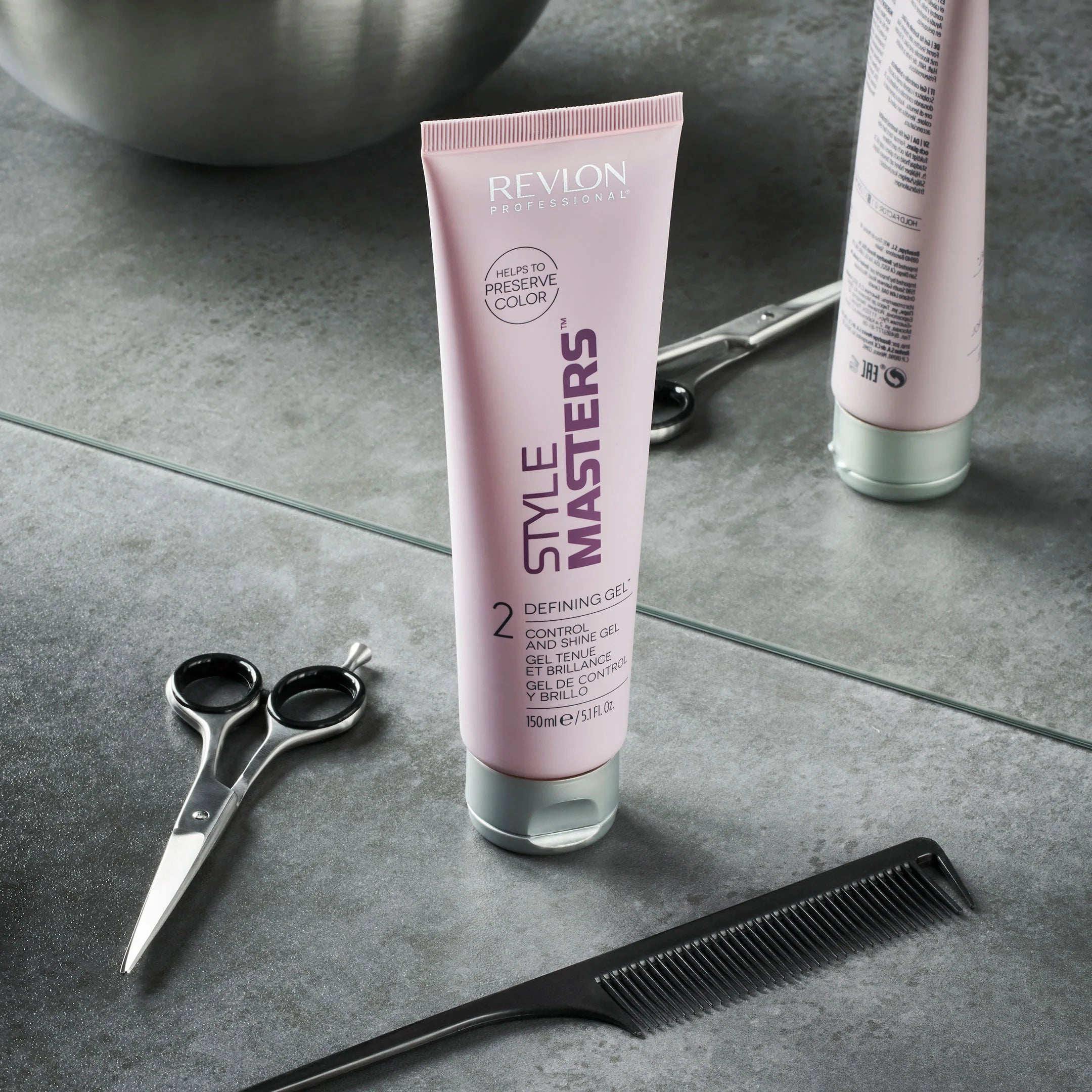 REVLON PROFESSIONAL STYLE MASTERS™ DEFINING GEL™ 2 Control and Shine Gel 150ml - AtsiHairSupplies
