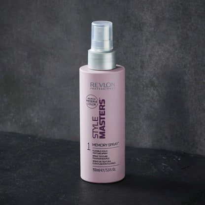 REVLON PROFESSIONAL STYLE MASTERS™ MEMORY SPRAY™ 1 Flexible Hold Texture Spray 150ml - AtsiHairSupplies
