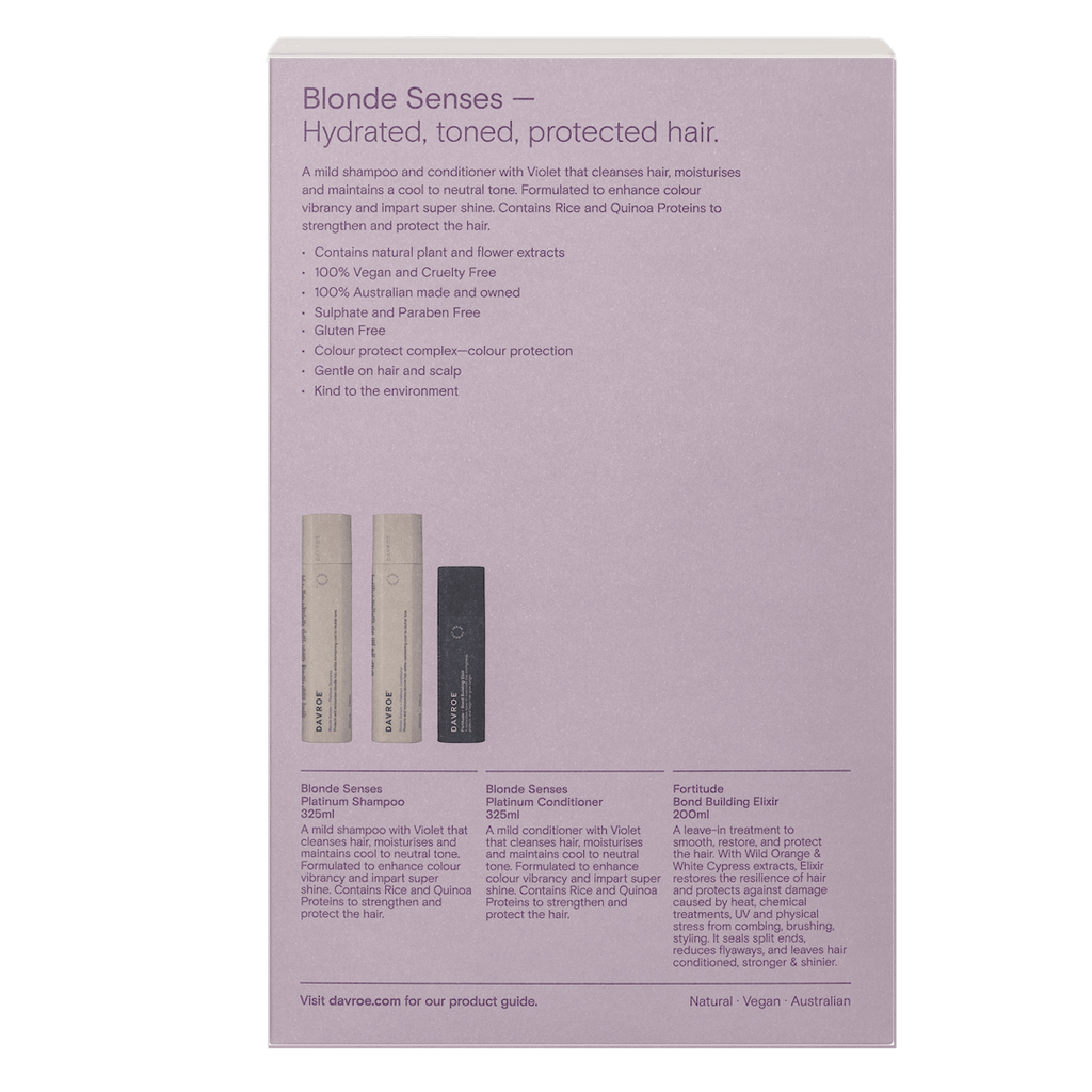 Davroe Blonde Senses Mothers Day Trio Pack - AtsiHairSupplies