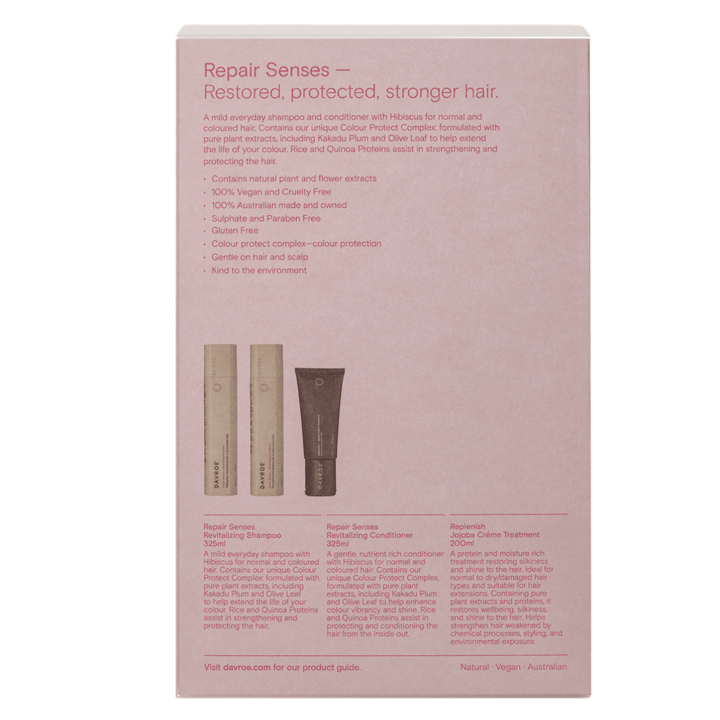 Davroe Repair Senses Mothers Day Trio Pack - AtsiHairSupplies