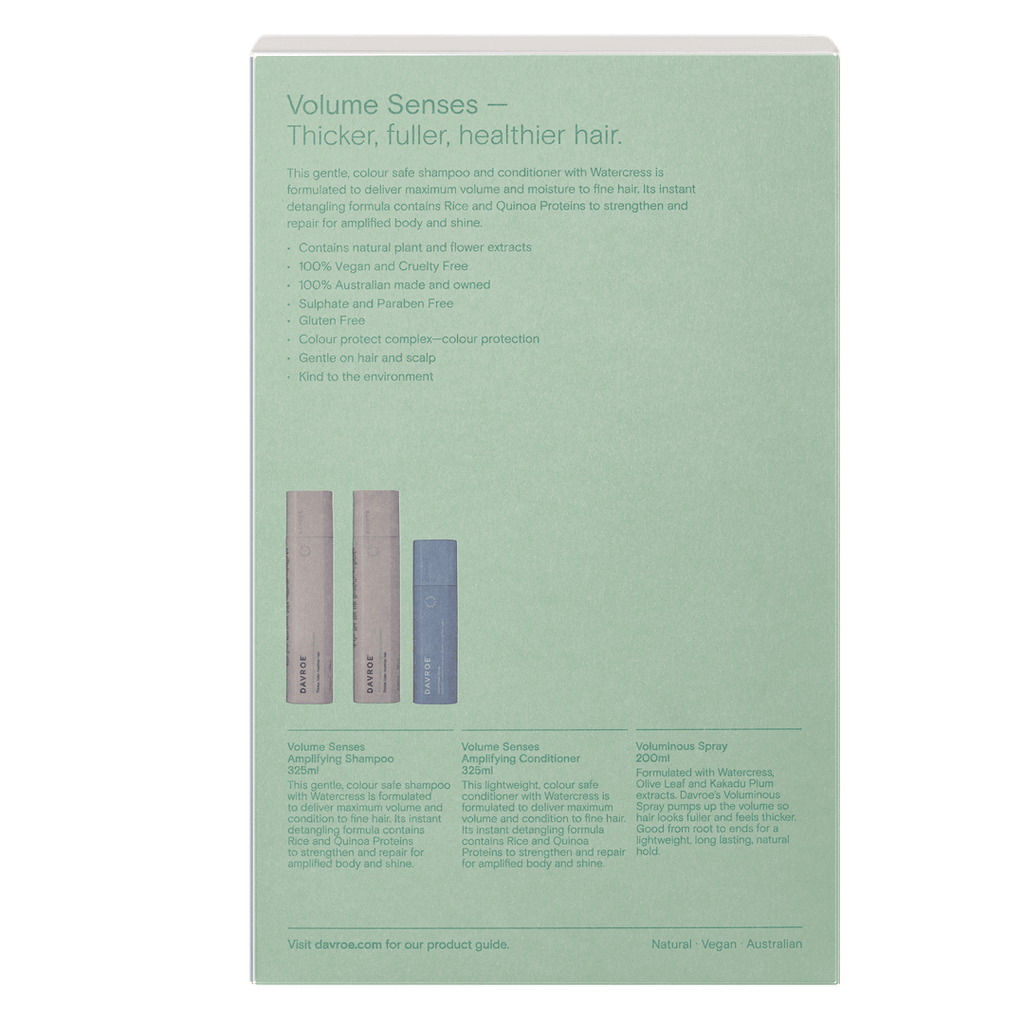 Davroe Volume Senses Mothers Day Trio Pack - AtsiHairSupplies