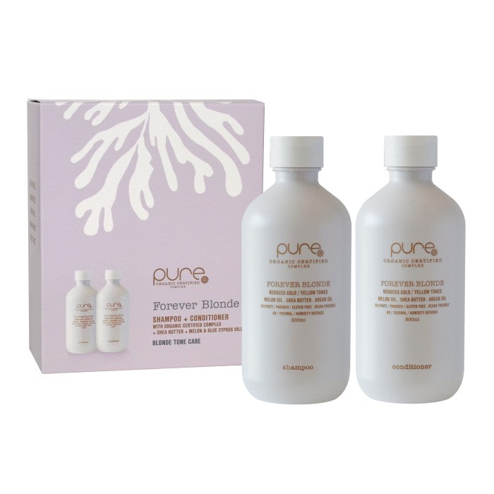Pure FOREVER BLONDE Shampoo and Conditioner Duo 2x300ml - AtsiHairSupplies