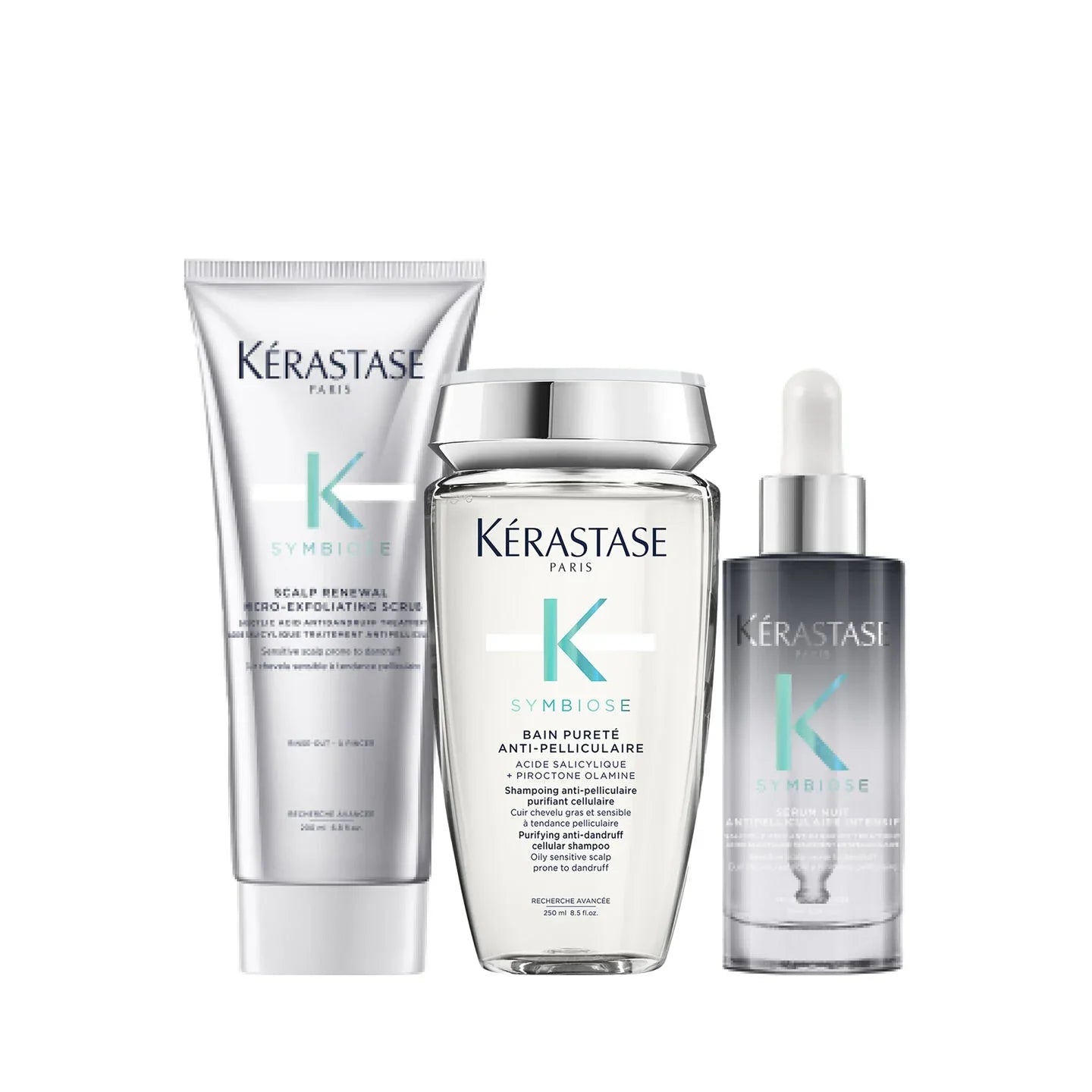 KÉRASTASE SYMBIOSE Anti-Dandruff Regime For Oily Scalp Trio - AtsiHairSupplies