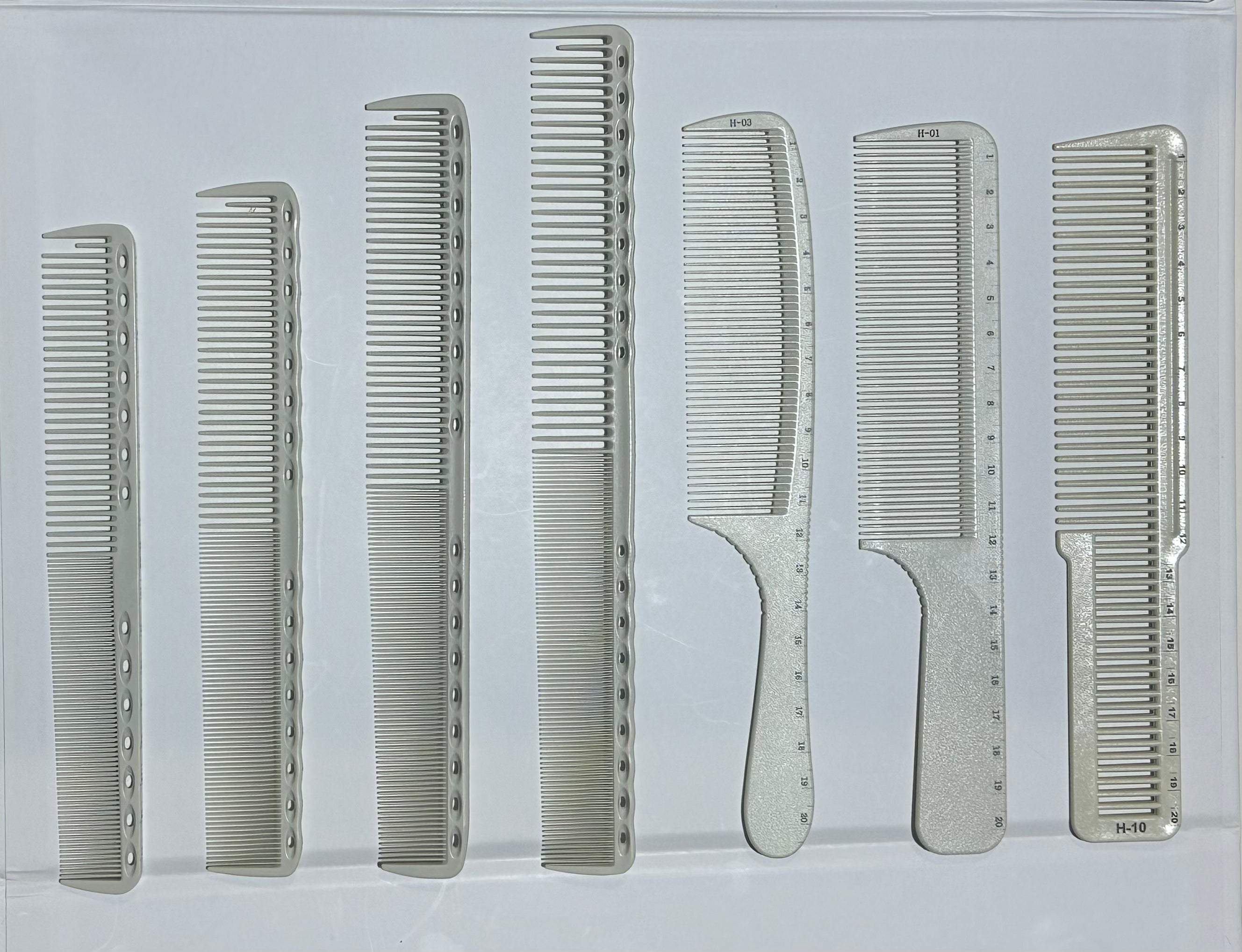 Professional Hairdresser Combs set of 7 - AtsiHairSupplies