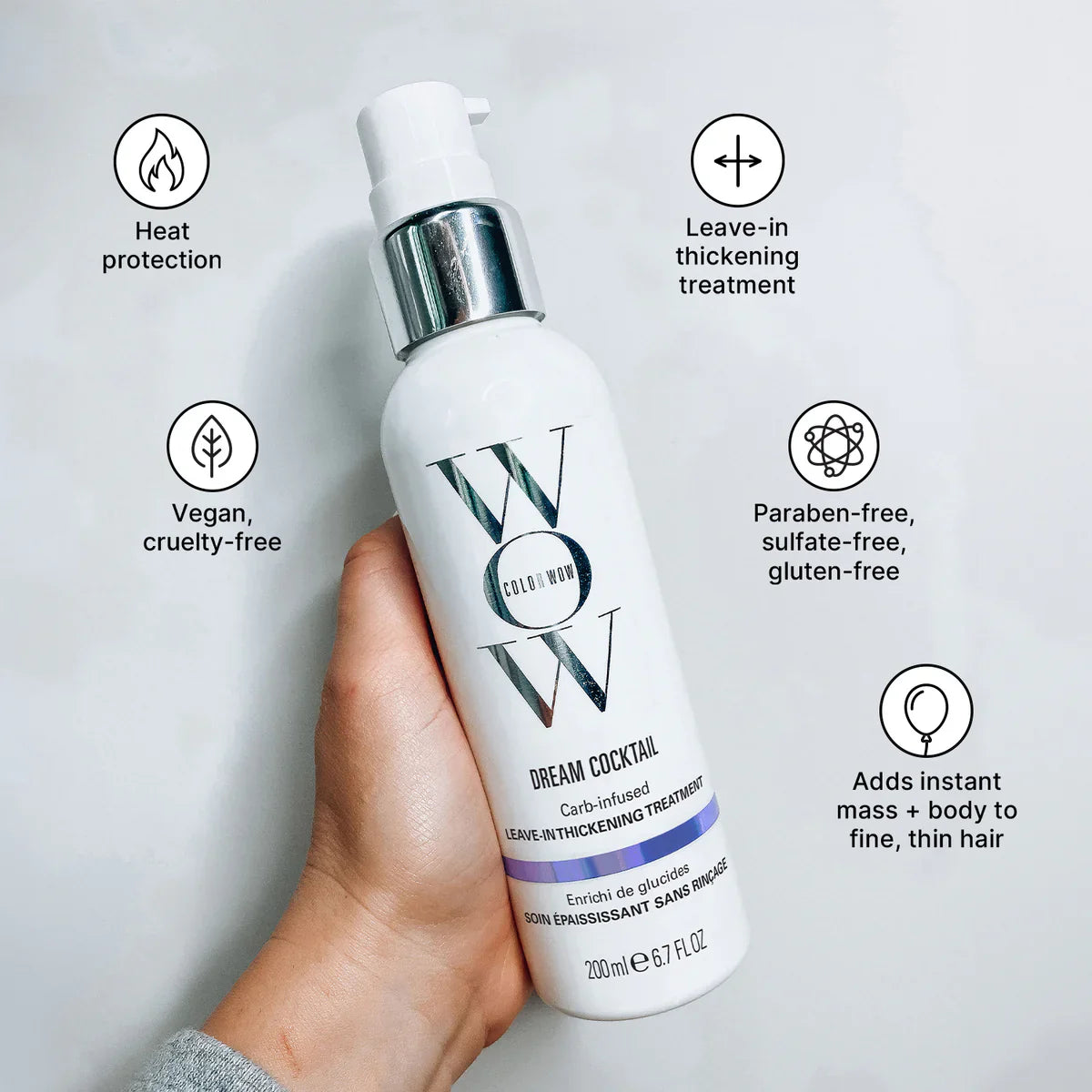 COLOR WOW Dream Cocktail Carb-Infused Leave-in Treatment 200ml - AtsiHairSupplies
