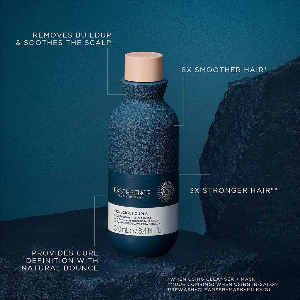 REVLON PROFESSIONAL EKSPERIENCE™ CONSCIOUS CURLS NOURISHING GENTLE CLEANSER 250ml - AtsiHairSupplies