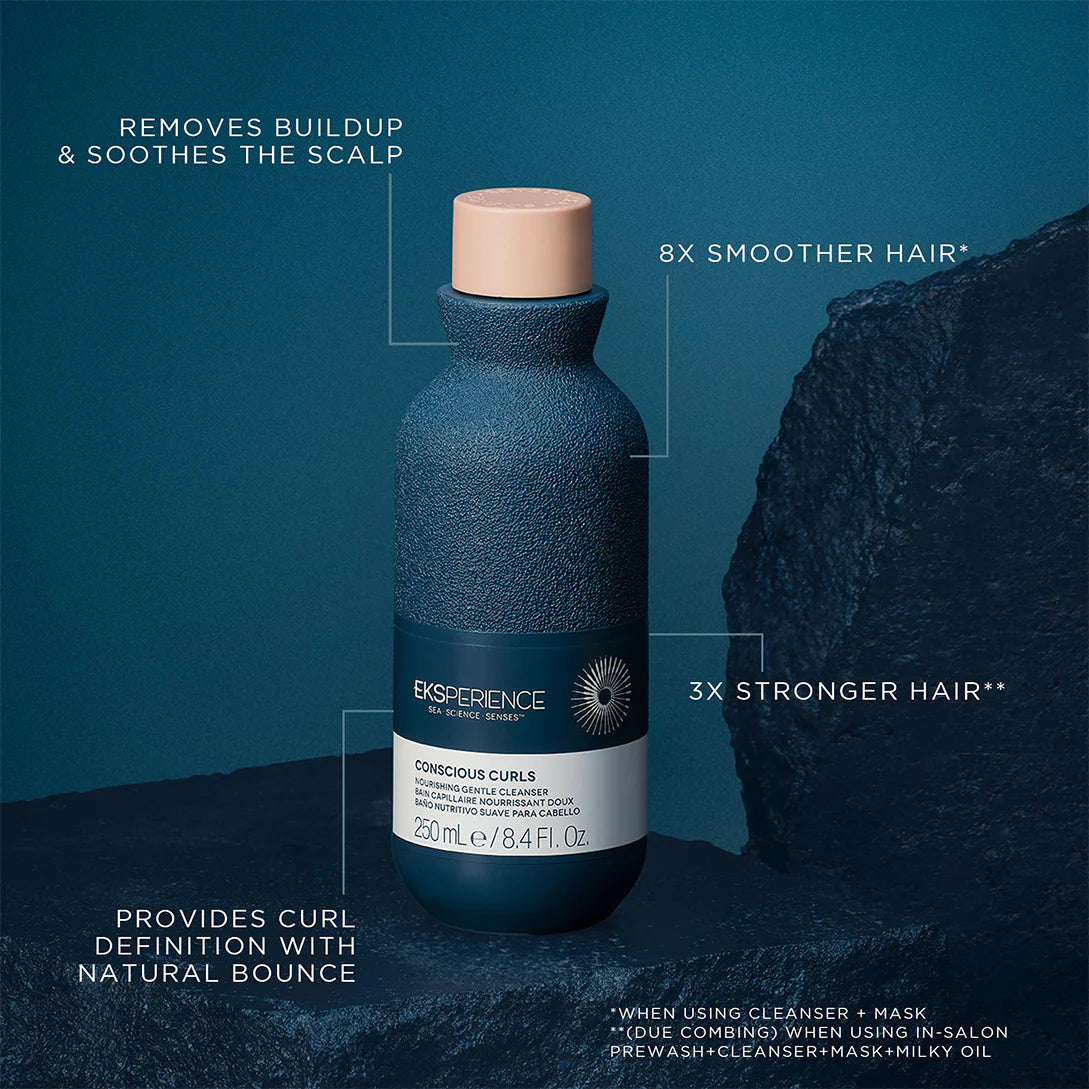 REVLON PROFESSIONAL EKSPERIENCE™ CONSCIOUS CURLS NOURISHING GENTLE CLEANSER 250ml - AtsiHairSupplies