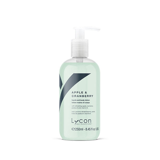 Lycon APPLE & CRANBERRY Hand and Body Lotion 250ml - AtsiHairSupplies